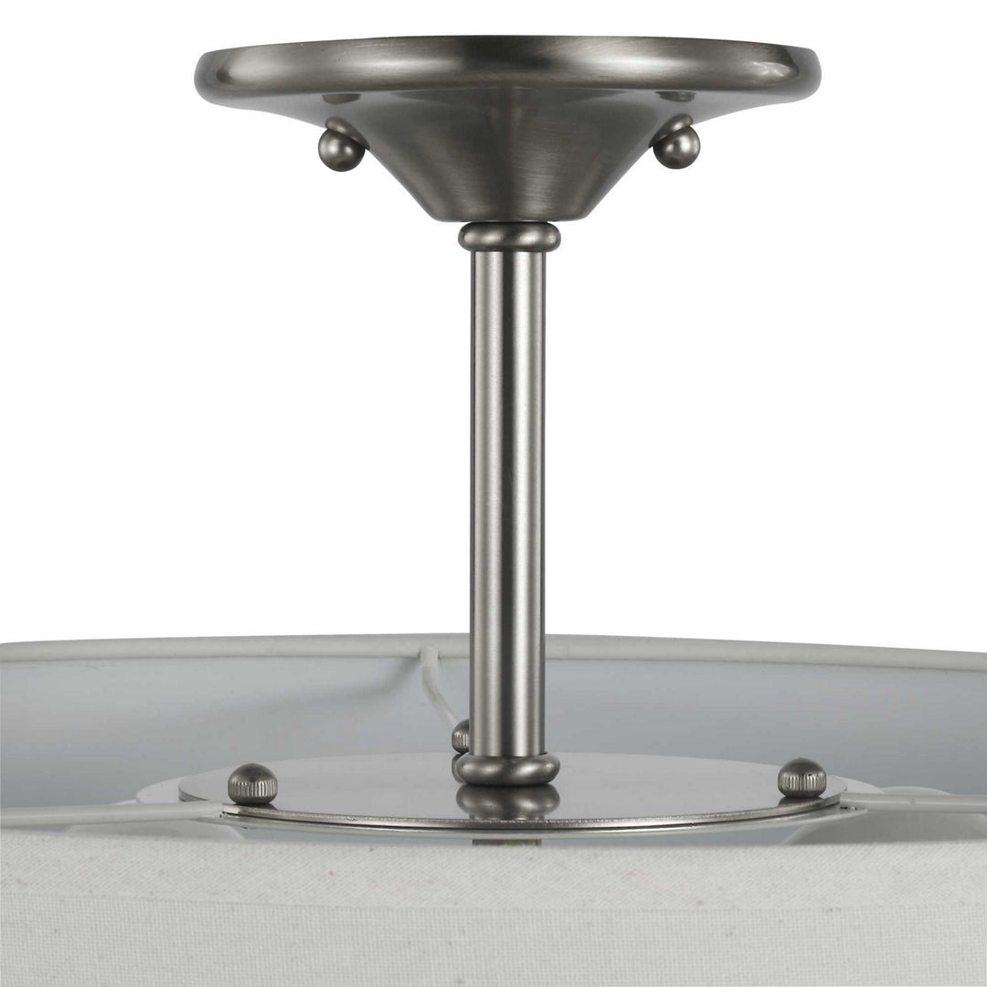 Progress Canada - P350168-009 - Three Light Semi Flush Mount - Inspire - Brushed Nickel
