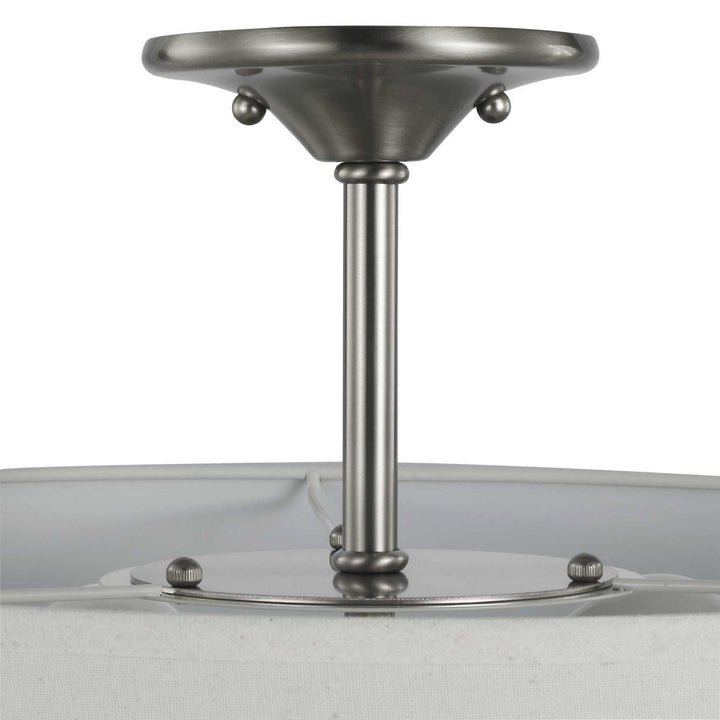 Progress Canada - P350168-009 - Three Light Semi Flush Mount - Inspire - Brushed Nickel