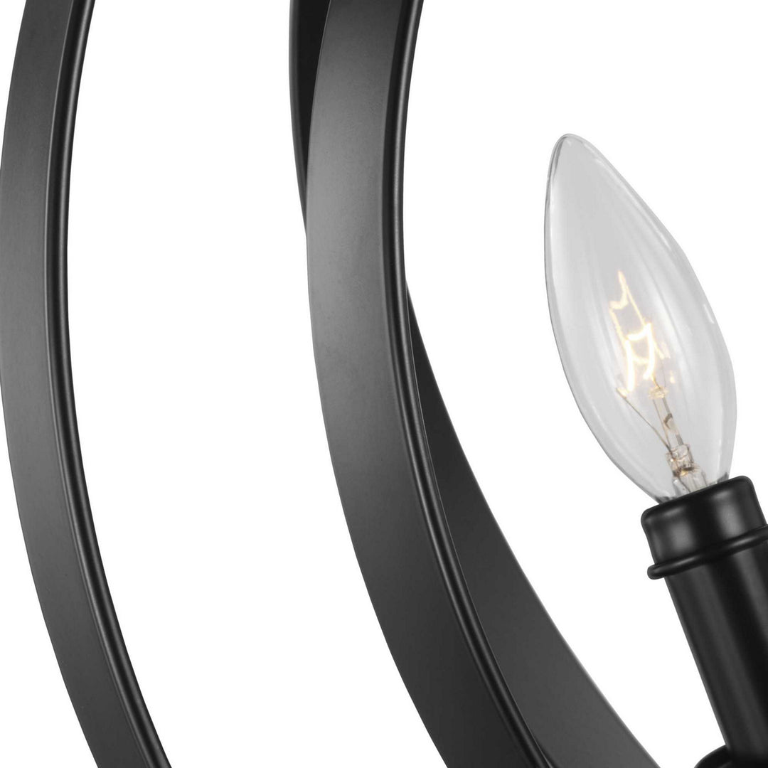 Progress Canada - P3827-31 - Four Light Pendant - Equinox - Black