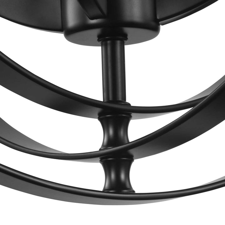Progress Canada - P3827-31 - Four Light Pendant - Equinox - Black