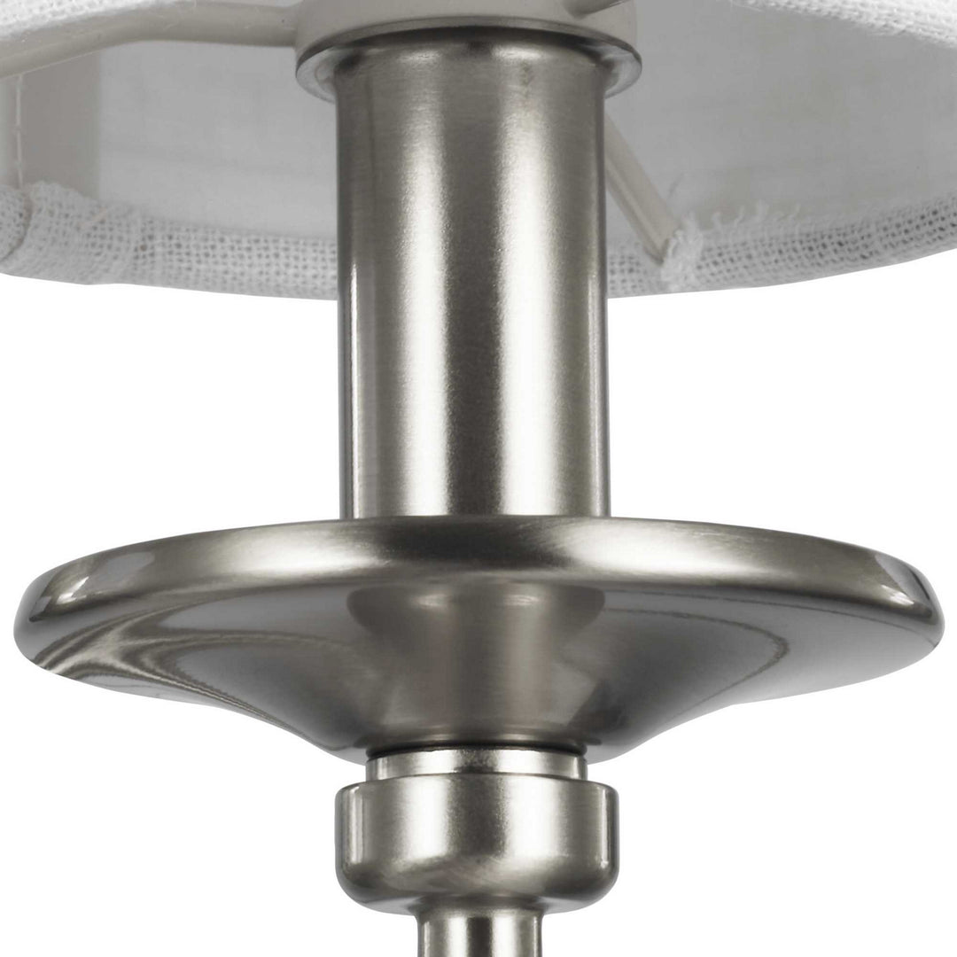 Progress Canada - P400227-009 - Six Light Foyer Chandelier - Bonita - Brushed Nickel