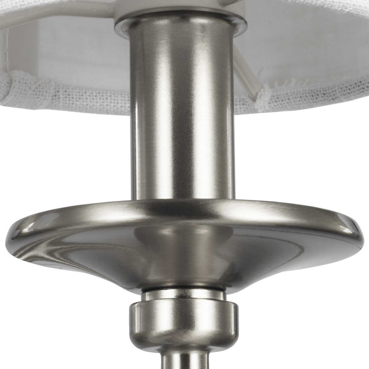 Progress Canada - P400227-009 - Six Light Foyer Chandelier - Bonita - Brushed Nickel