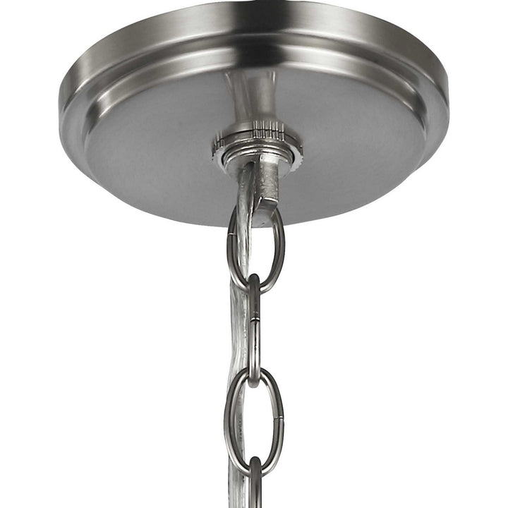 Progress Canada - P400227-009 - Six Light Foyer Chandelier - Bonita - Brushed Nickel