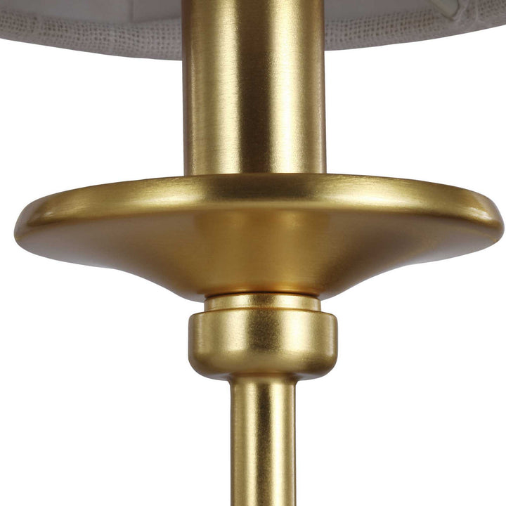 Progress Canada - P400227-012 - Six Light Foyer Chandelier - Bonita - Satin Brass