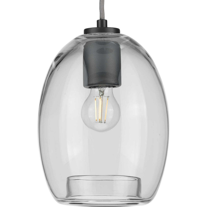Progress Canada - P500159-143 - One Light Mini Pendant - Caisson - Graphite