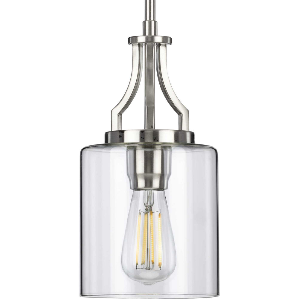 Progress Canada - P500208-009 - One Light Mini Pendant - Lassiter - Brushed Nickel