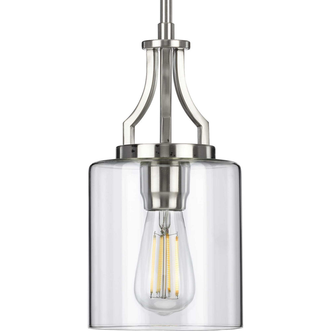 Progress Canada - P500208-009 - One Light Mini Pendant - Lassiter - Brushed Nickel