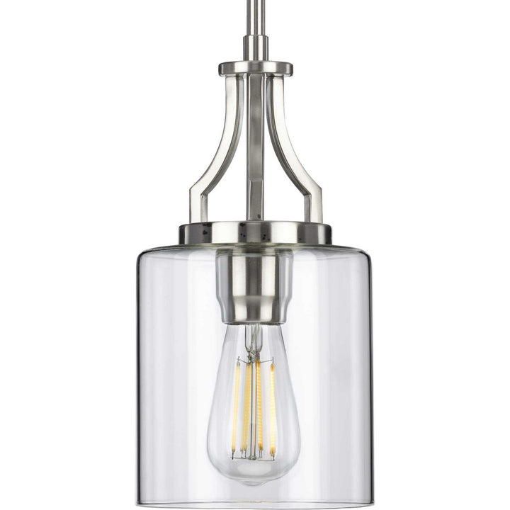 Progress Canada - P500208-009 - One Light Mini Pendant - Lassiter - Brushed Nickel