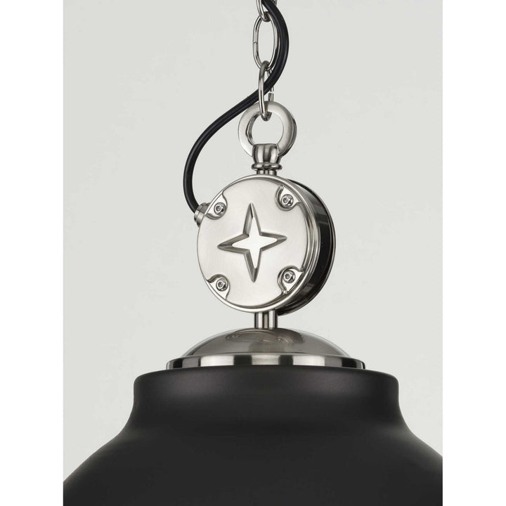 Progress Canada - P500212-143 - One Light Pendant - Medal - Graphite