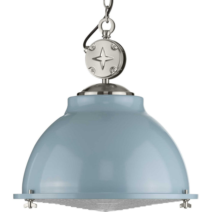 Progress Canada - P500212-164 - One Light Pendant - Medal - Coastal Blue