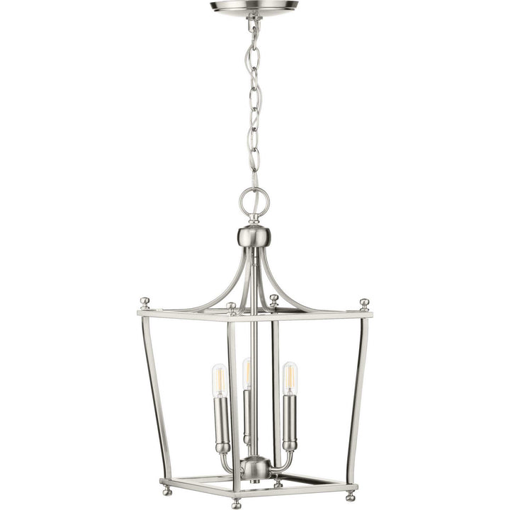 Progress Canada - P500213-009 - Three Light Foyer Pendant - Parkhurst - Brushed Nickel