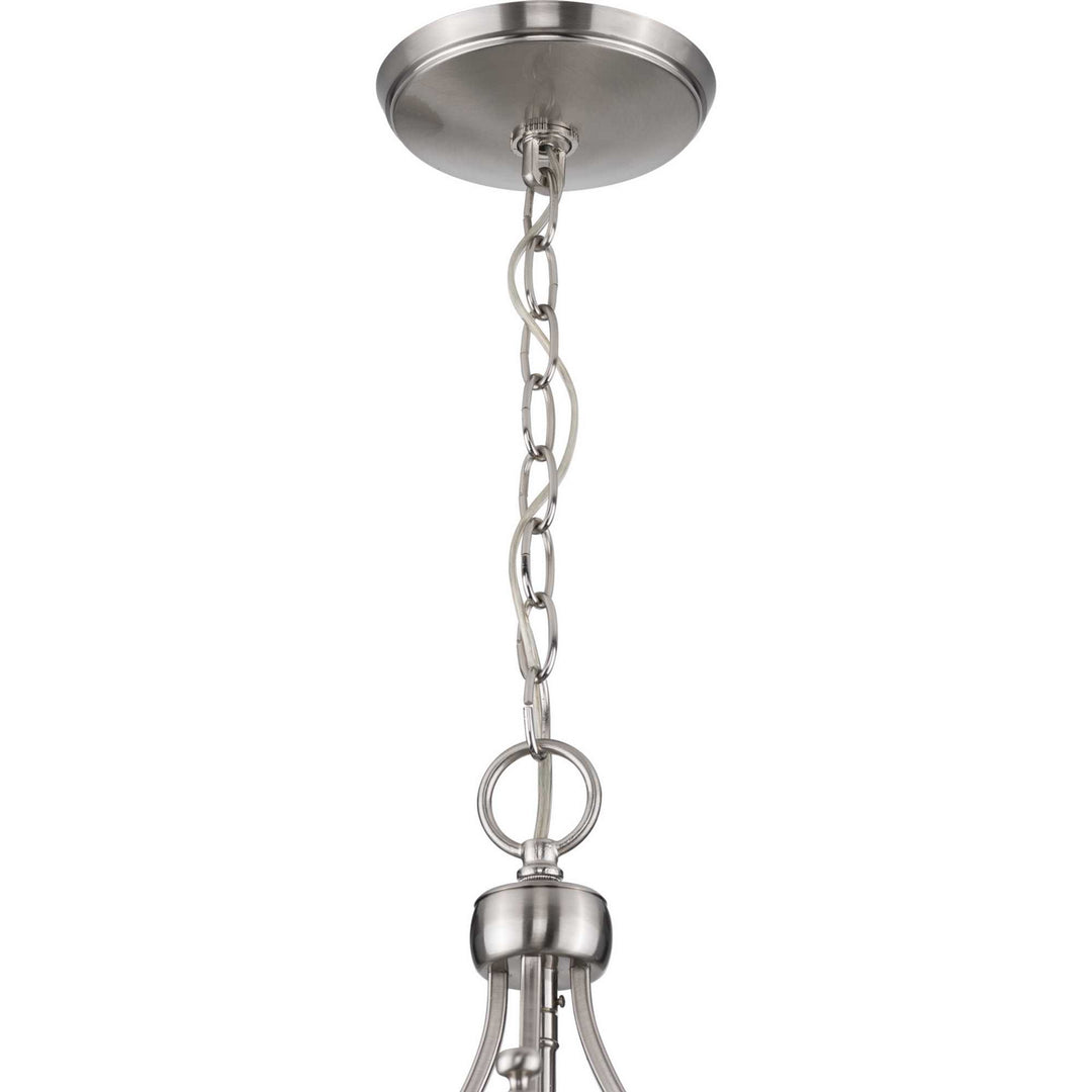 Progress Canada - P500213-009 - Three Light Foyer Pendant - Parkhurst - Brushed Nickel