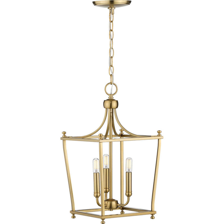 Progress Canada - P500213-109 - Three Light Foyer Pendant - Parkhurst - Brushed Bronze