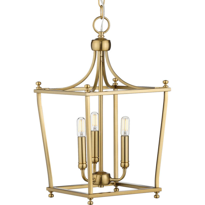 Progress Canada - P500213-109 - Three Light Foyer Pendant - Parkhurst - Brushed Bronze