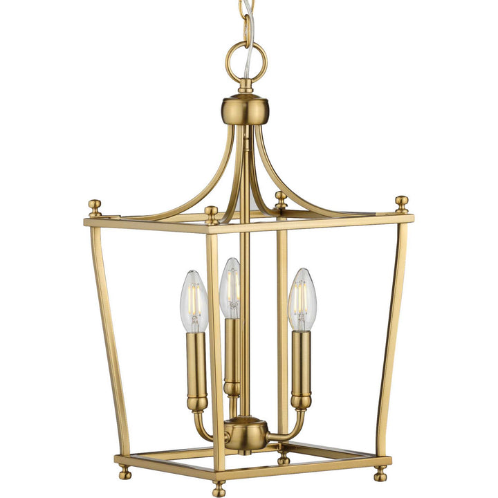 Progress Canada - P500213-109 - Three Light Foyer Pendant - Parkhurst - Brushed Bronze