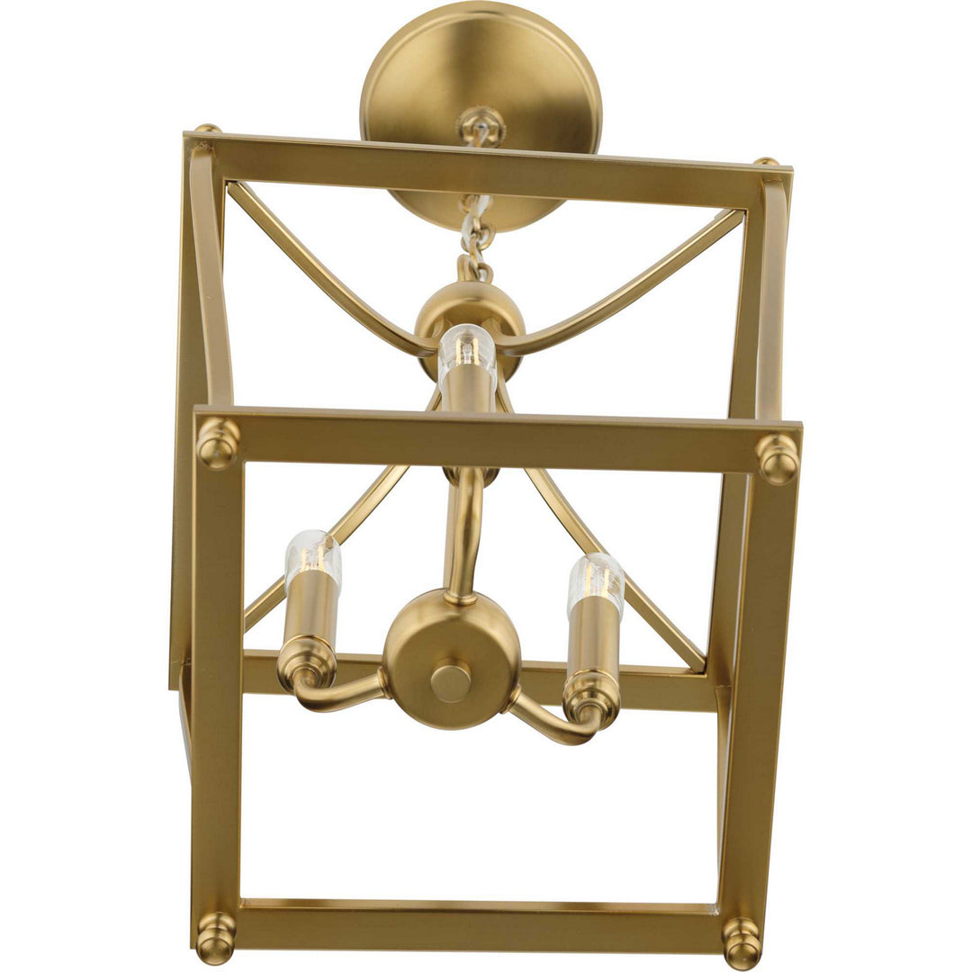Progress Canada - P500213-109 - Three Light Foyer Pendant - Parkhurst - Brushed Bronze