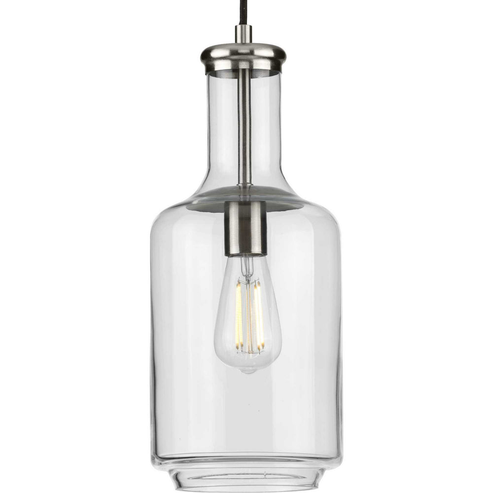 Progress Canada - P500229-009 - One Light Pendant - Latrobe - Brushed Nickel