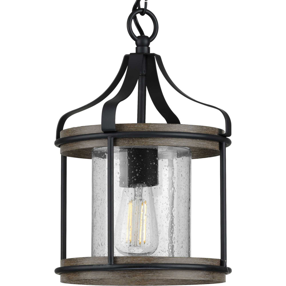 Progress Canada - P500234-031 - One Light Outdoor Pendant - Brenham - Black