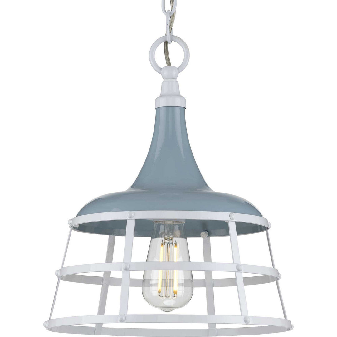 Progress Canada - P500236-164 - One Light Pendant - Bastille - Coastal Blue