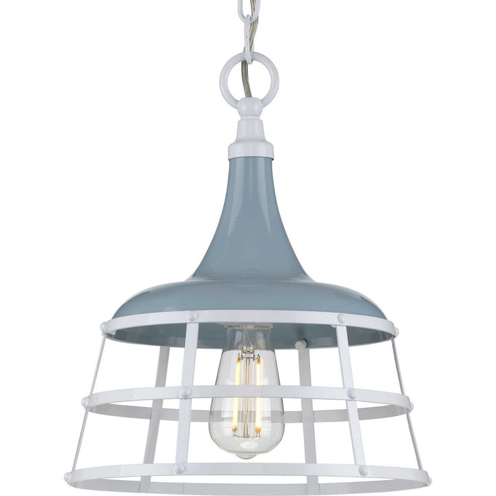 Progress Canada - P500236-164 - One Light Pendant - Bastille - Coastal Blue