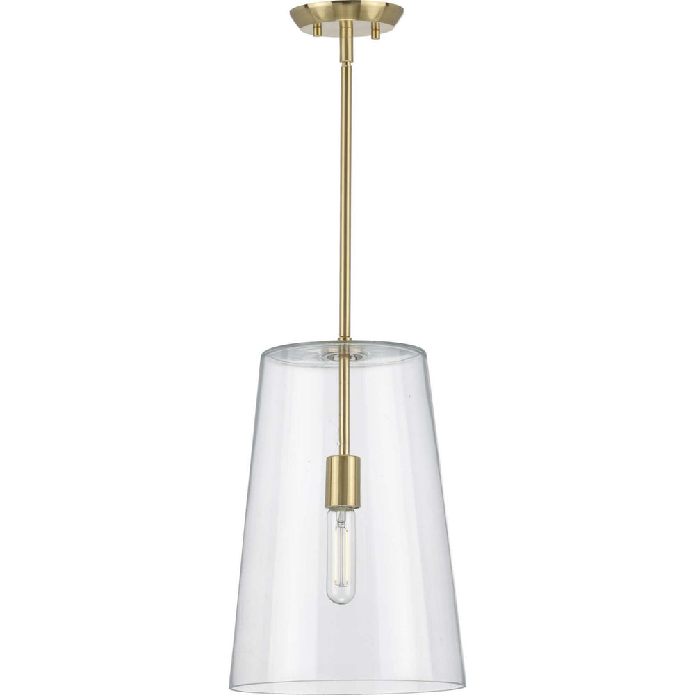 Progress Canada - P500242-012 - One Light Pendant - Clarion - Satin Brass
