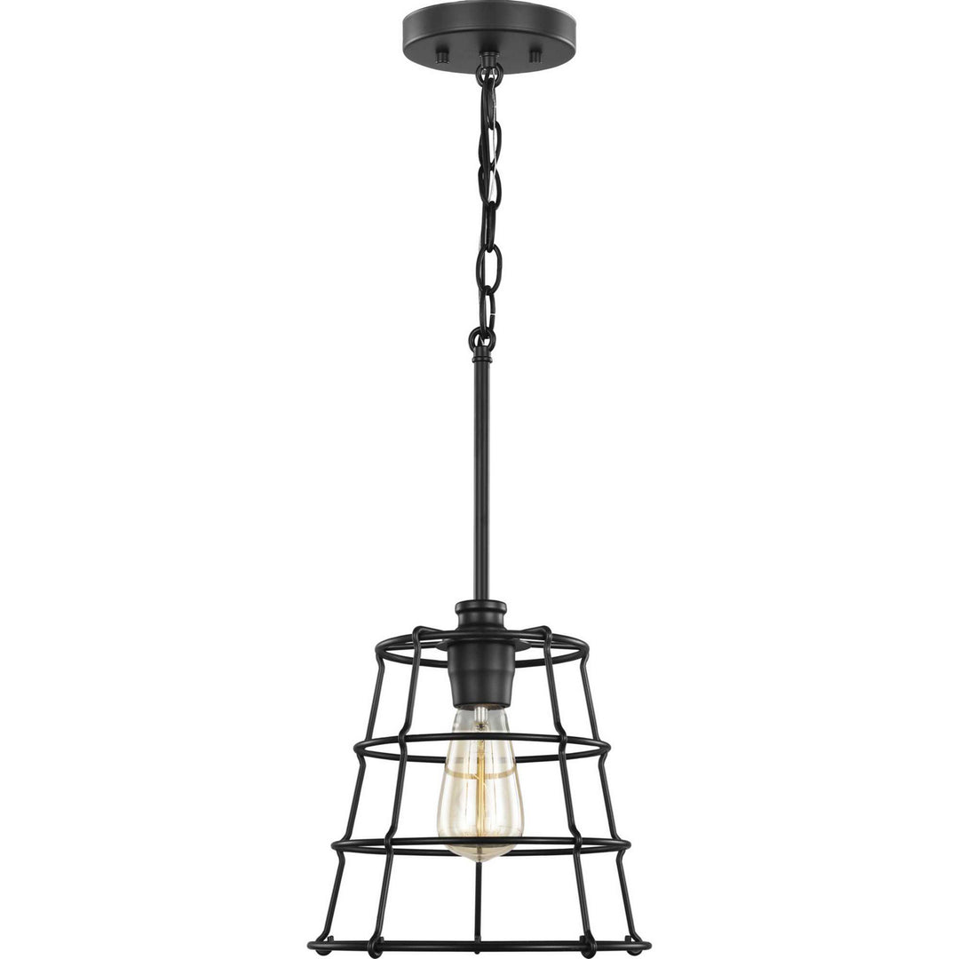 Progress Canada - P500281-031 - One Light Mini Pendant - Chambers - Black