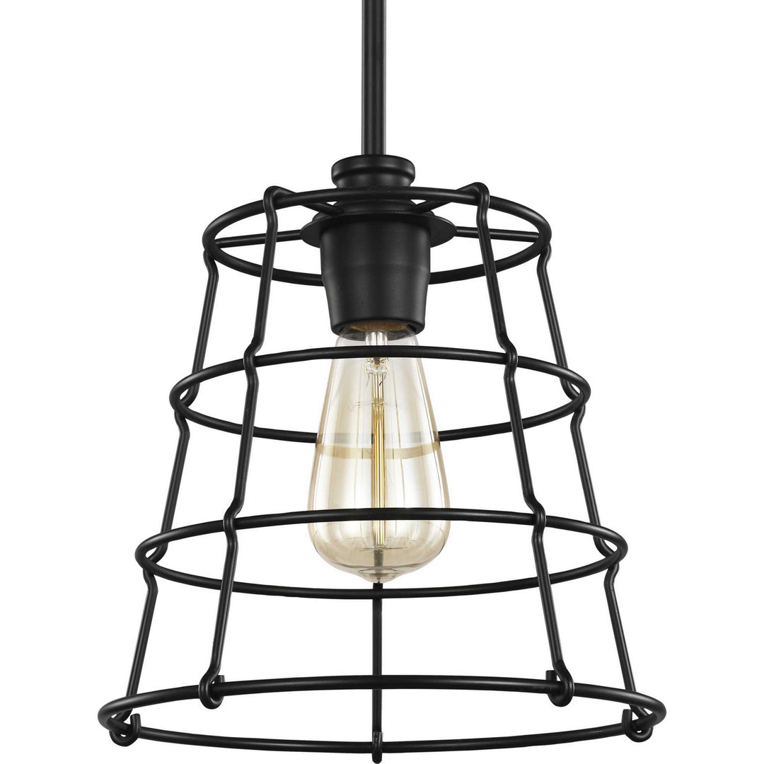Progress Canada - P500281-031 - One Light Mini Pendant - Chambers - Black