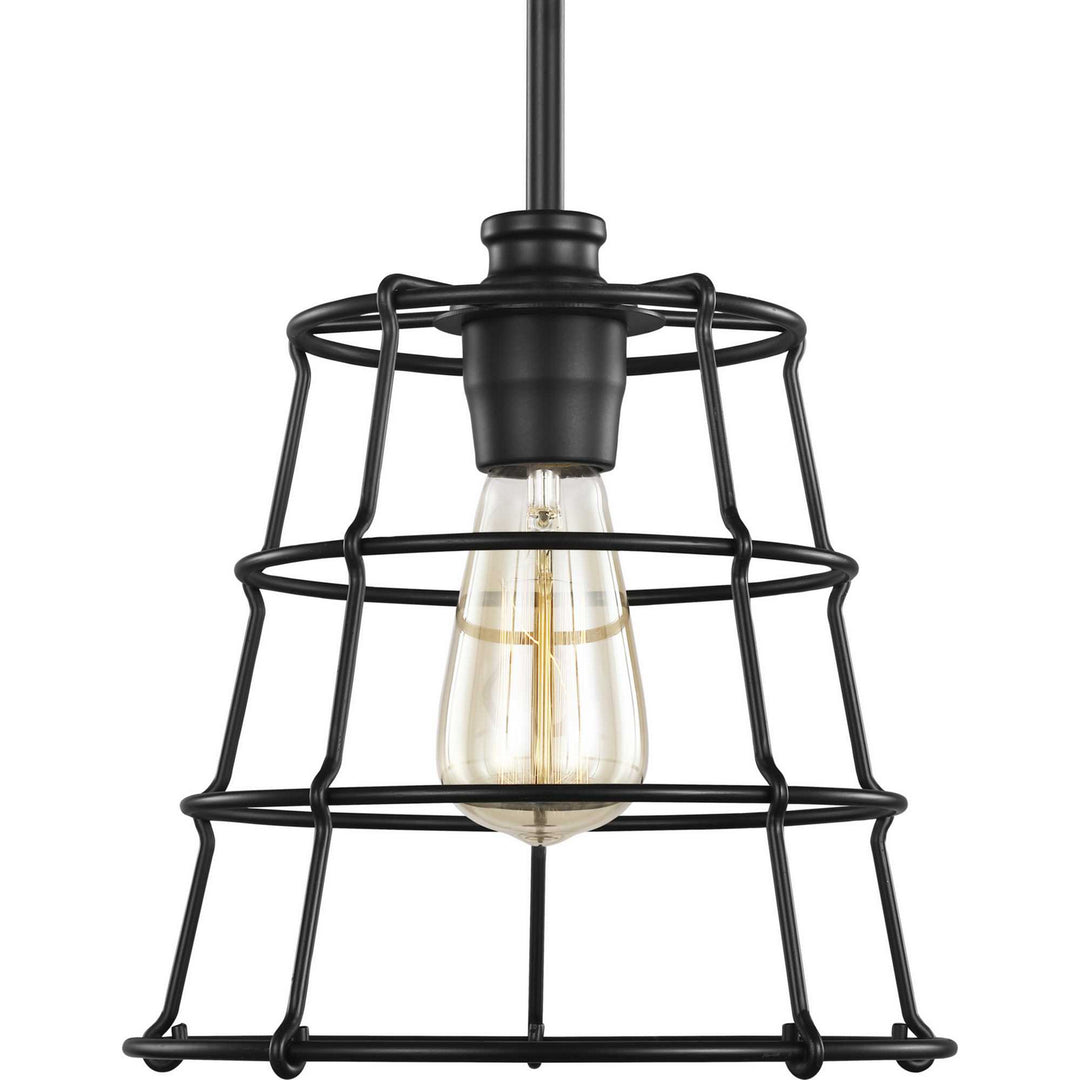 Progress Canada - P500281-031 - One Light Mini Pendant - Chambers - Black