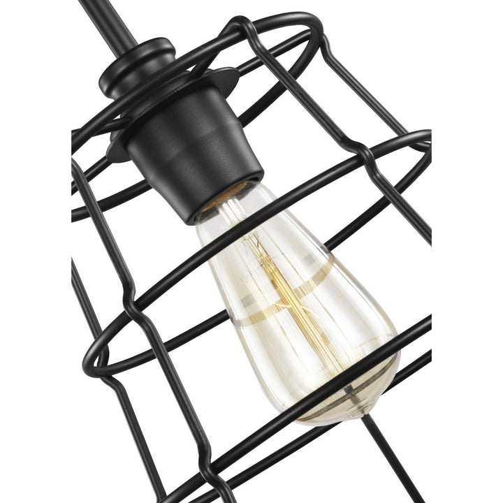 Progress Canada - P500281-031 - One Light Mini Pendant - Chambers - Black