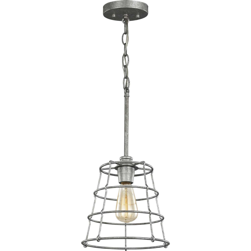 Progress Canada - P500281-141 - One Light Mini Pendant - Chambers - Galvanized