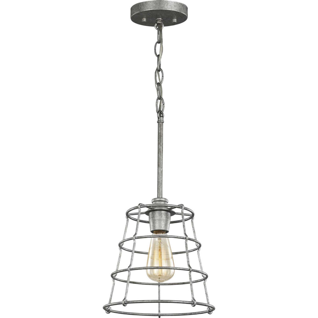 Progress Canada - P500281-141 - One Light Mini Pendant - Chambers - Galvanized