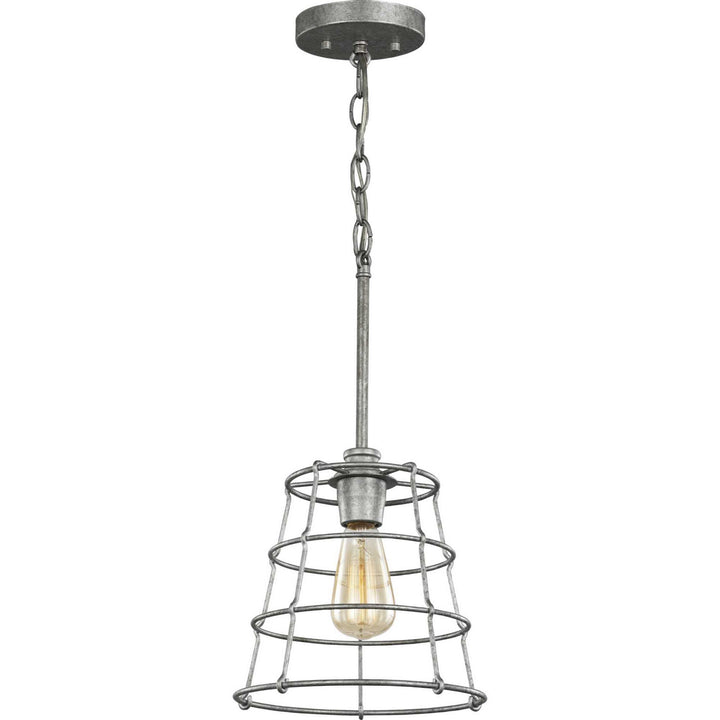 Progress Canada - P500281-141 - One Light Mini Pendant - Chambers - Galvanized