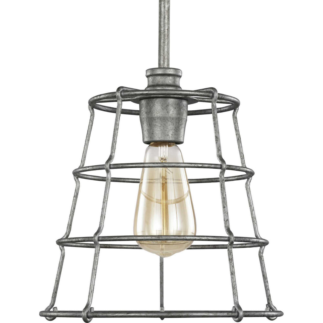 Progress Canada - P500281-141 - One Light Mini Pendant - Chambers - Galvanized