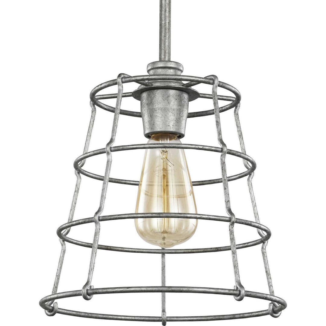 Progress Canada - P500281-141 - One Light Mini Pendant - Chambers - Galvanized