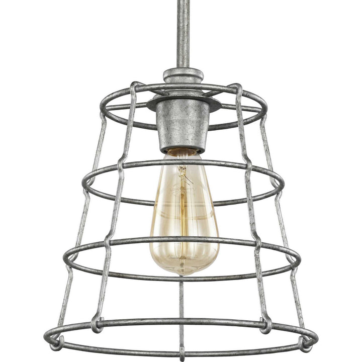 Progress Canada - P500281-141 - One Light Mini Pendant - Chambers - Galvanized