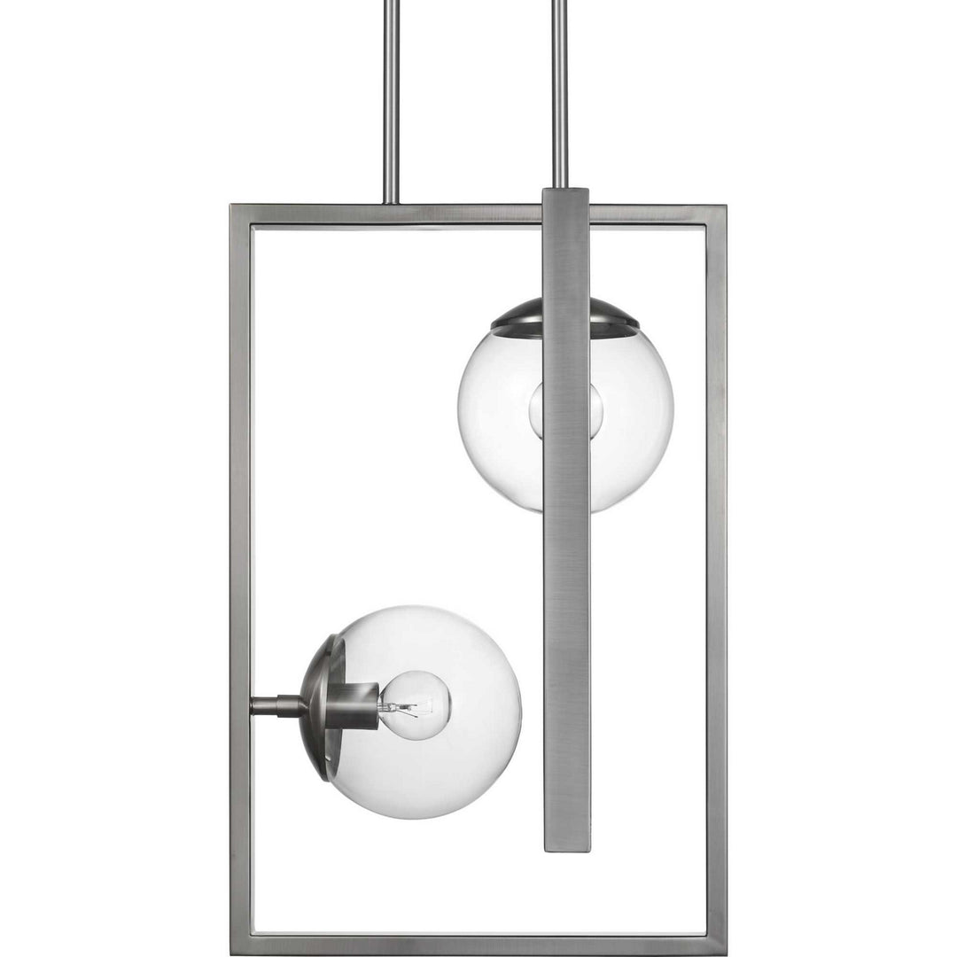 Progress Canada - P500284-009 - Two Light Pendant - Atwell - Brushed Nickel