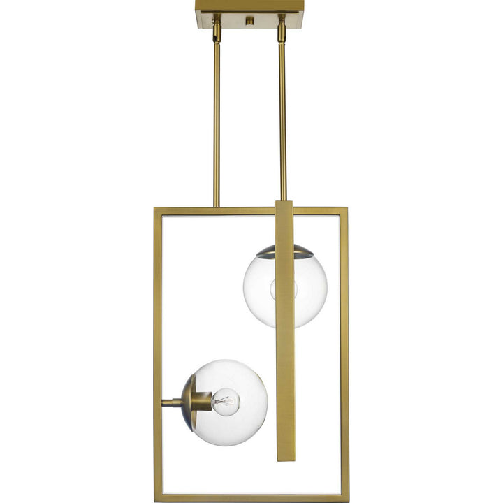Progress Canada - P500284-109 - Two Light Pendant - Atwell - Brushed Bronze