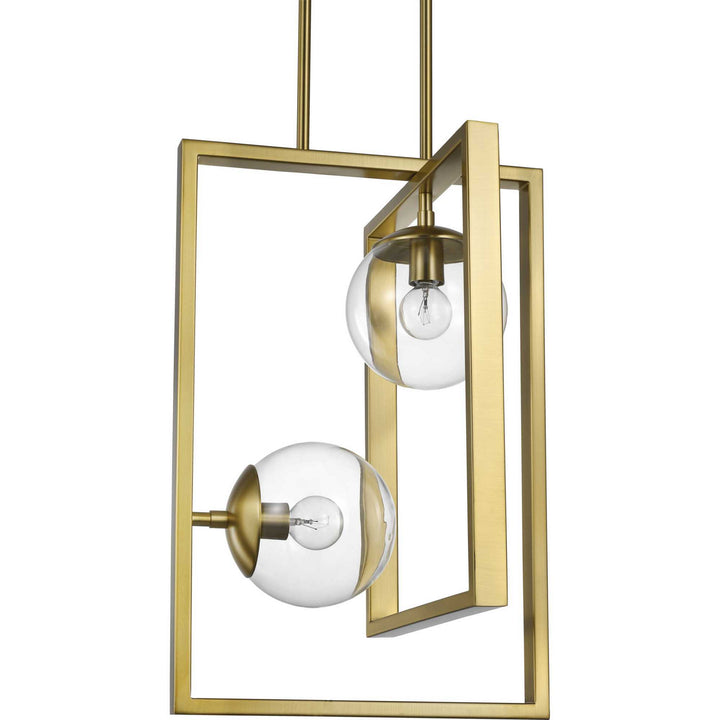 Progress Canada - P500284-109 - Two Light Pendant - Atwell - Brushed Bronze