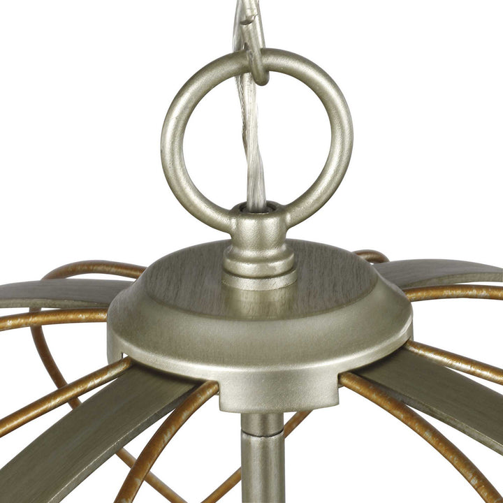 Progress Canada - P500287-134 - Five Light Pendant - Brandywine - Silver Ridge