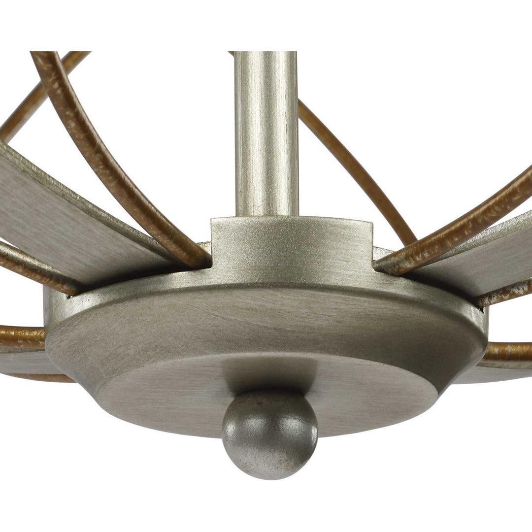 Progress Canada - P500287-134 - Five Light Pendant - Brandywine - Silver Ridge