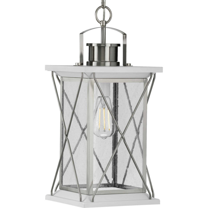 Progress Canada - P550068-135 - One Light Hanging Lantern - Barlowe - Stainless Steel