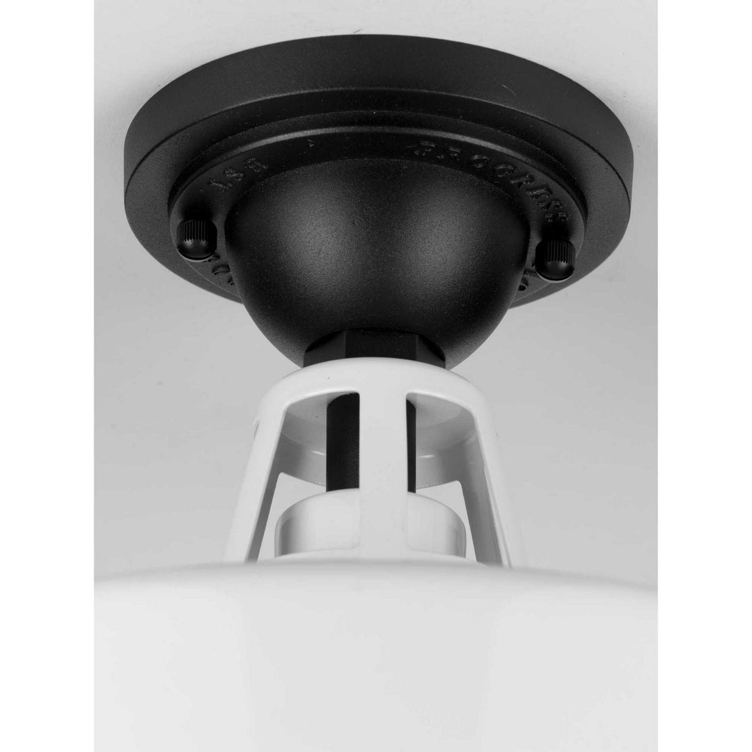 Progress Canada - P550070-030 - One Light Semi Flush Mount - Cedar Springs - White