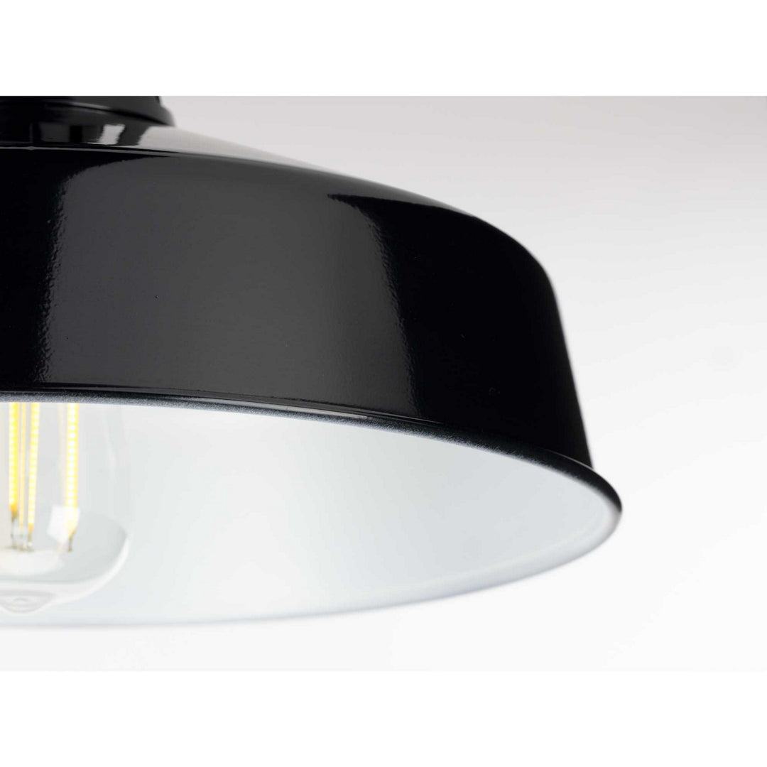Progress Canada - P550070-031 - One Light Semi Flush Mount - Cedar Springs - Black