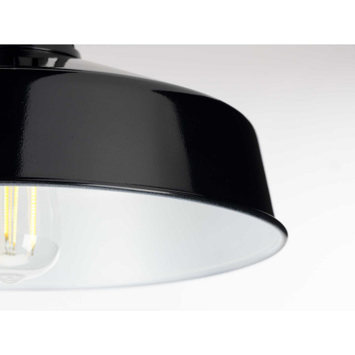 Progress Canada - P550070-031 - One Light Semi Flush Mount - Cedar Springs - Black