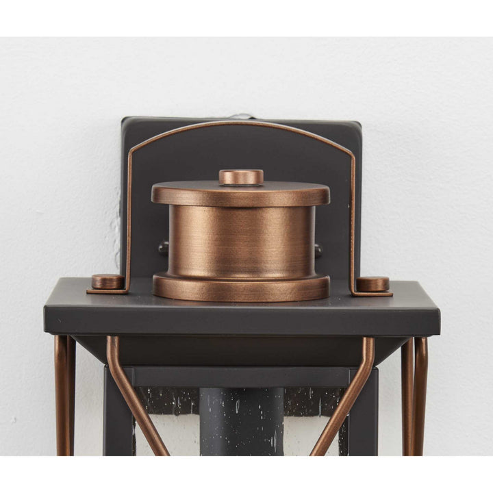 Progress Canada - P560156-020 - One Light Wall Lantern - Barlowe - Antique Bronze
