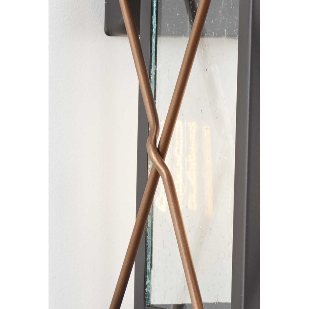 Progress Canada - P560156-020 - One Light Wall Lantern - Barlowe - Antique Bronze