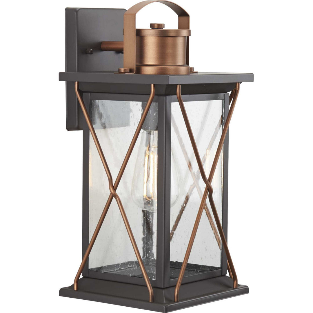 Progress Canada - P560157-020 - One Light Wall Lantern - Barlowe - Antique Bronze