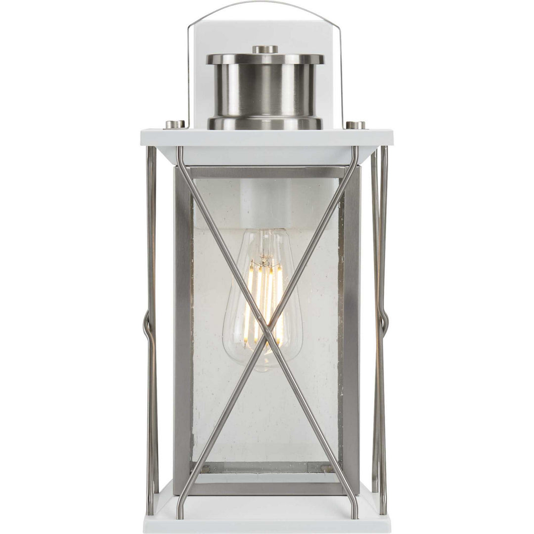 Progress Canada - P560157-135 - One Light Wall Lantern - Barlowe - Stainless Steel