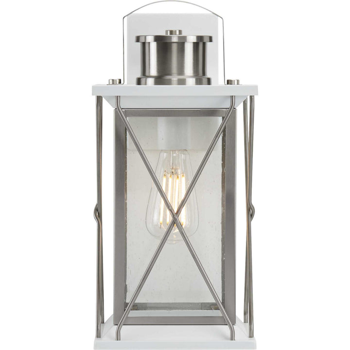 Progress Canada - P560157-135 - One Light Wall Lantern - Barlowe - Stainless Steel