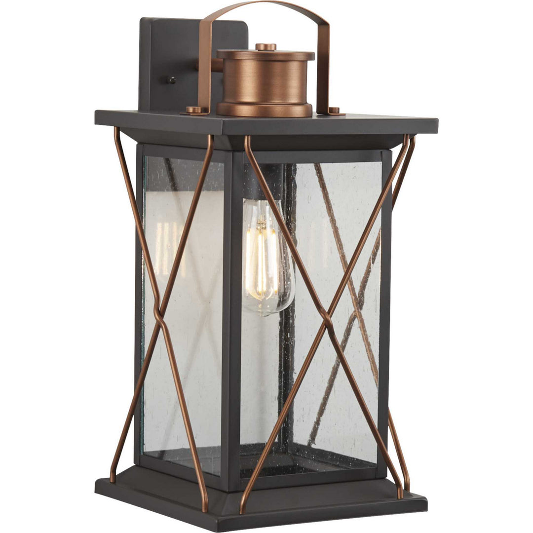 Progress Canada - P560158-020 - One Light Wall Lantern - Barlowe - Antique Bronze